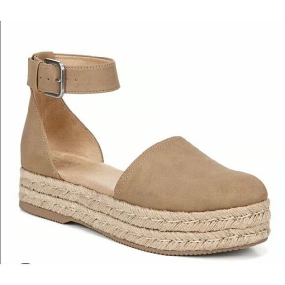 Naturalizer Waverly Espadrille Platform Wedge Sandals Ankle Strap Womens Size 11 - Picture 1 of 9